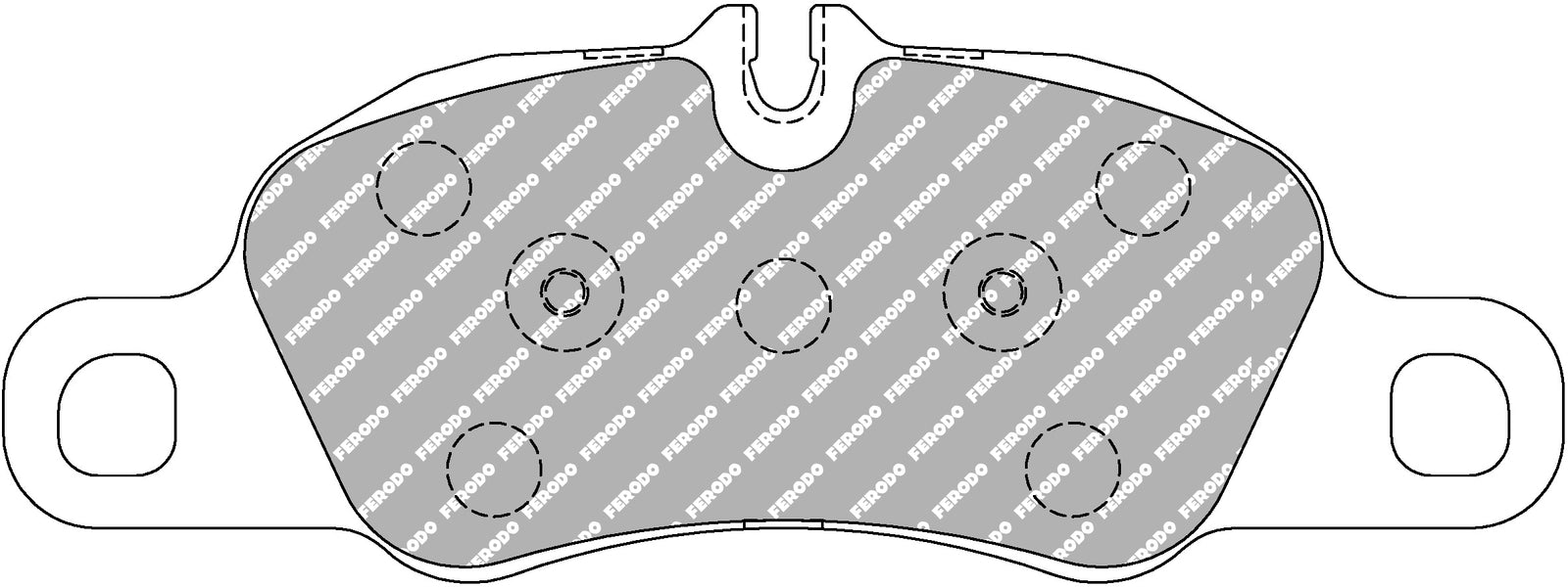 Ferodo Brake Pad Set FCP4805H DS2500