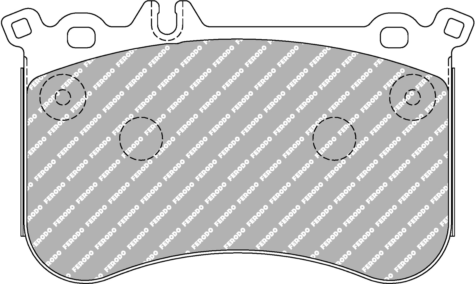 Ferodo Brake Pad Set FCP4806H DS2500