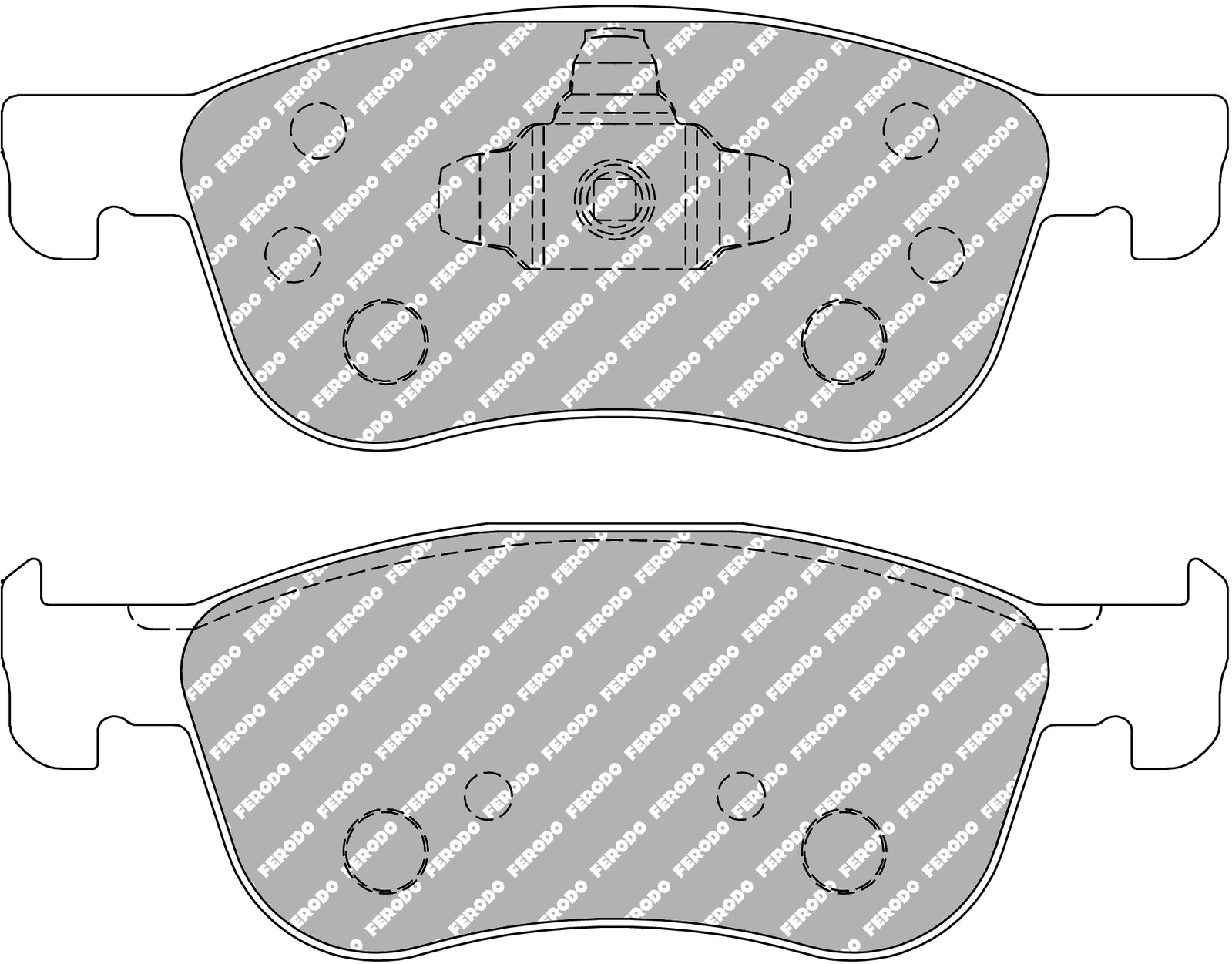 Ferodo Brake Pad Set FCP4816H DS2500