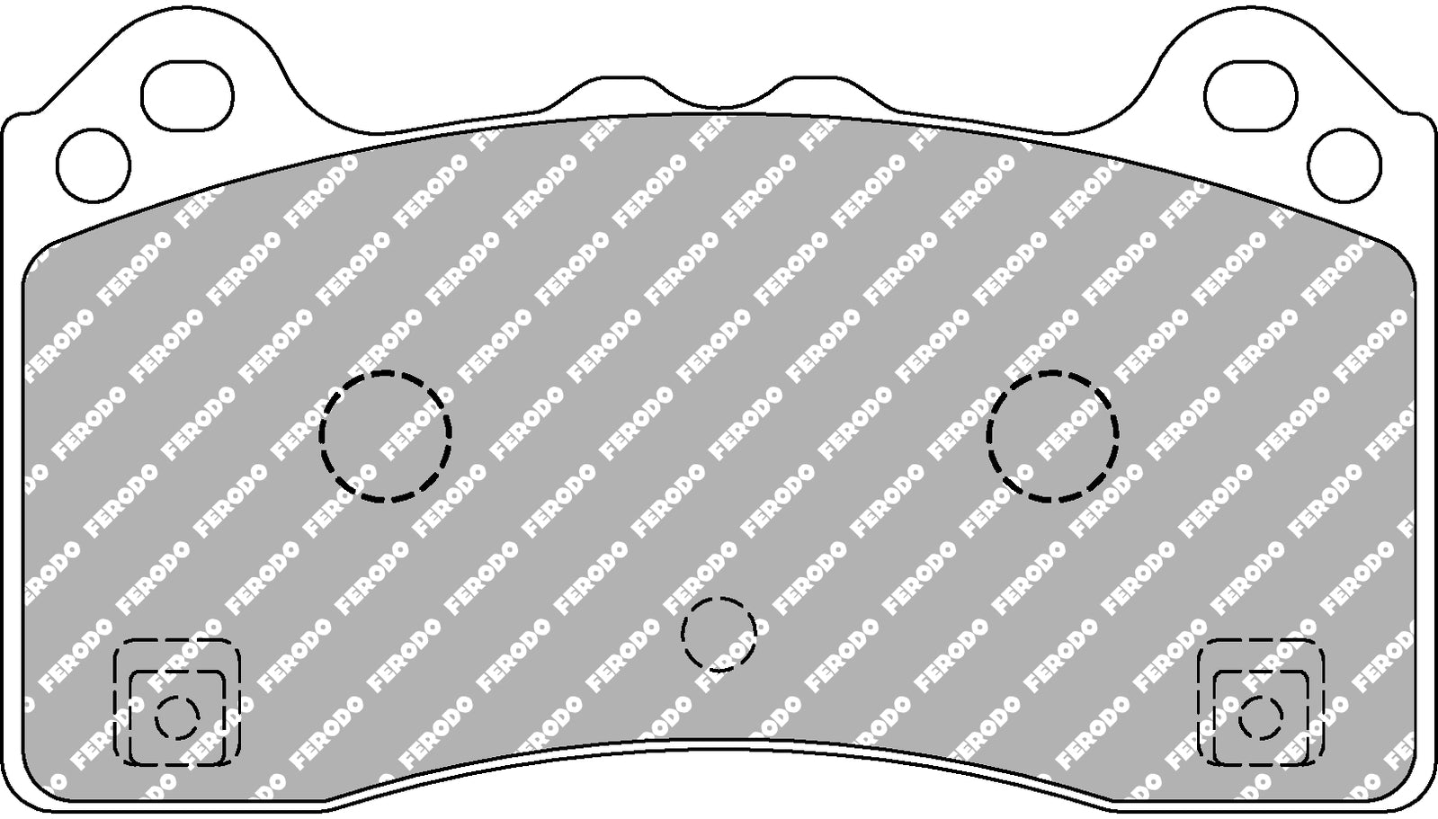 Ferodo Brake Pad Set FCP4830H DS2500