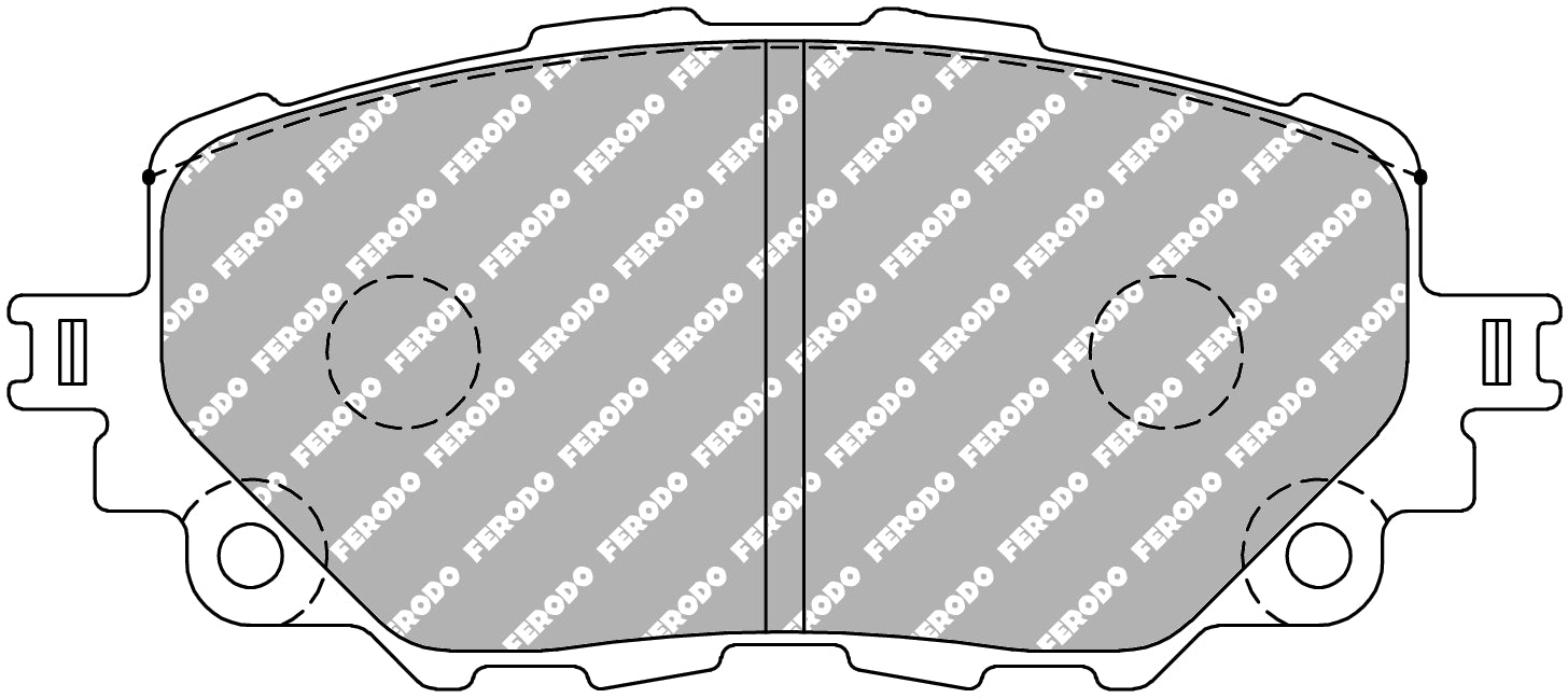 Ferodo Brake Pad Set FCP4873H DS2500