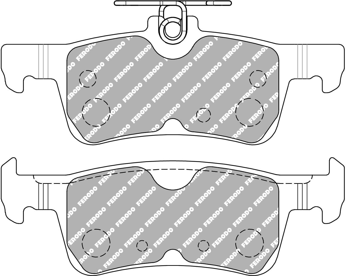 Ferodo Brake Pad Set FCP5130H DS2500