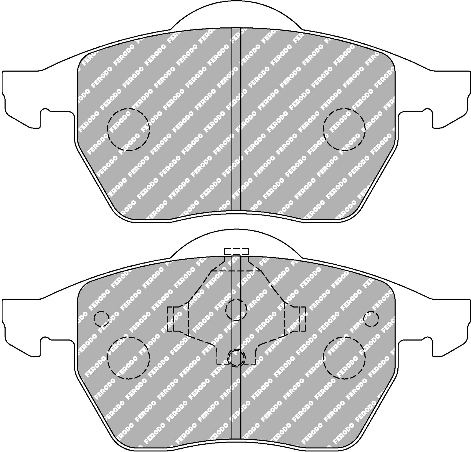 Ferodo Brake Pad Set FCP590R DS3000
