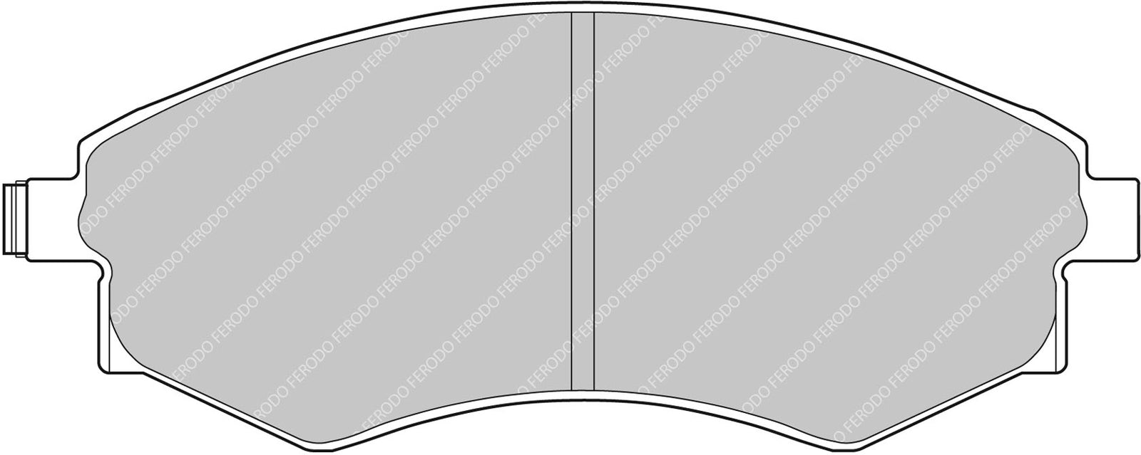 Ferodo Brake Pad Set FCP600H DS2500