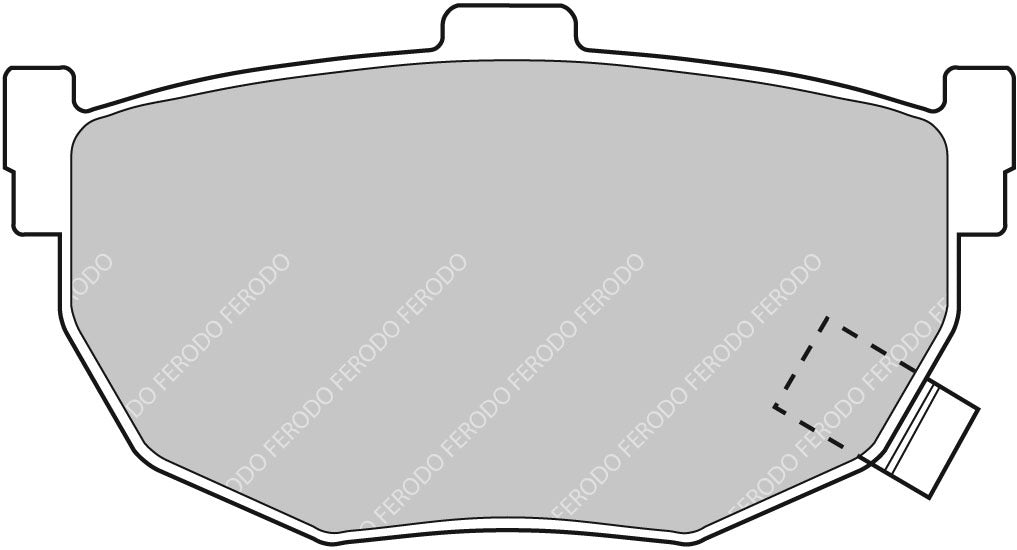 Ferodo Brake Pad Set FCP638H DS2500