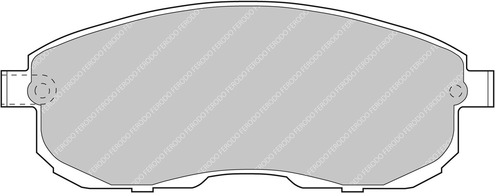 Ferodo Brake Pad Set FCP691H DS2500