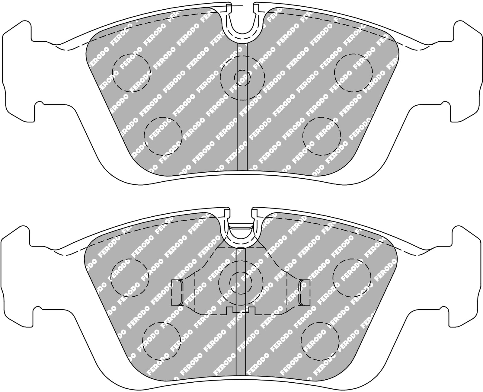 Ferodo Brake Pad Set FCP725R DS3000