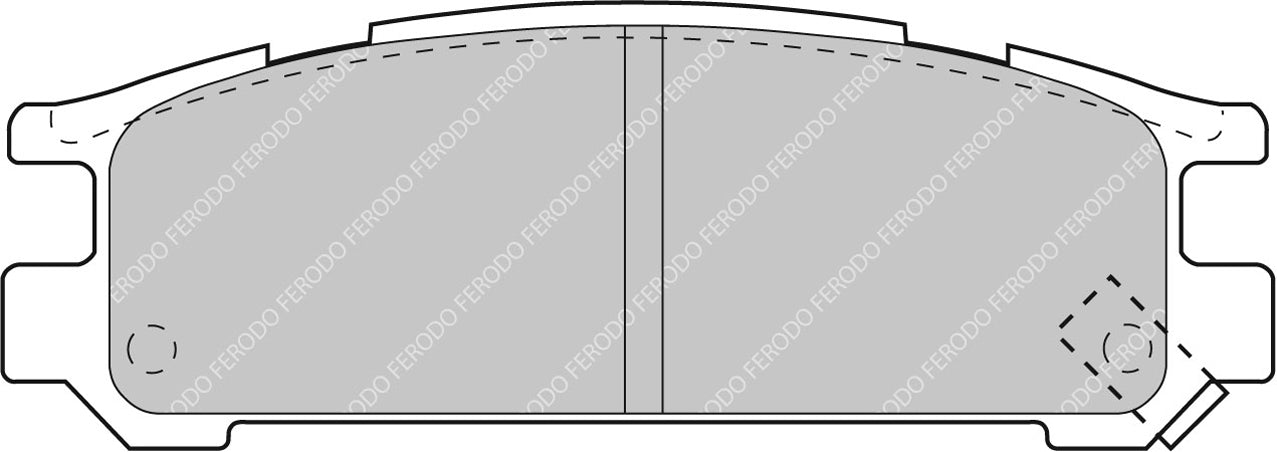 Ferodo Brake Pad Set FCP790R DS3000