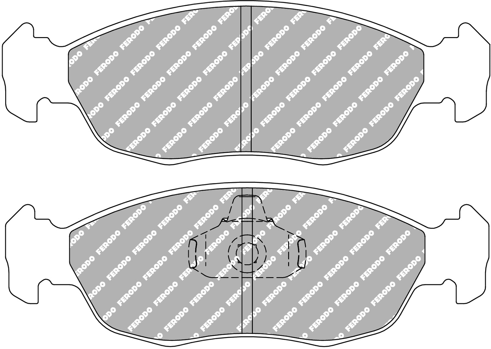 Ferodo Brake Pad Set FCP876H DS2500