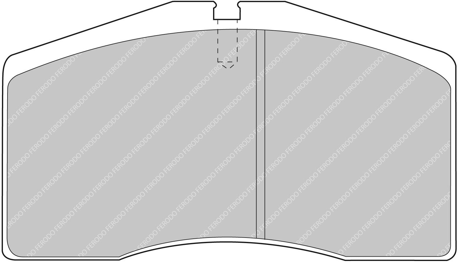 Ferodo Brake Pad Set FCP891R DS3000
