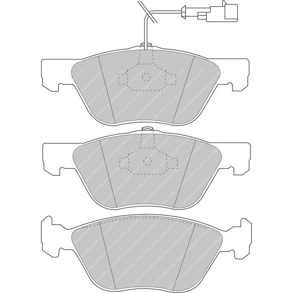 Ferodo Brake Pad Set FDS1052 DS Performance