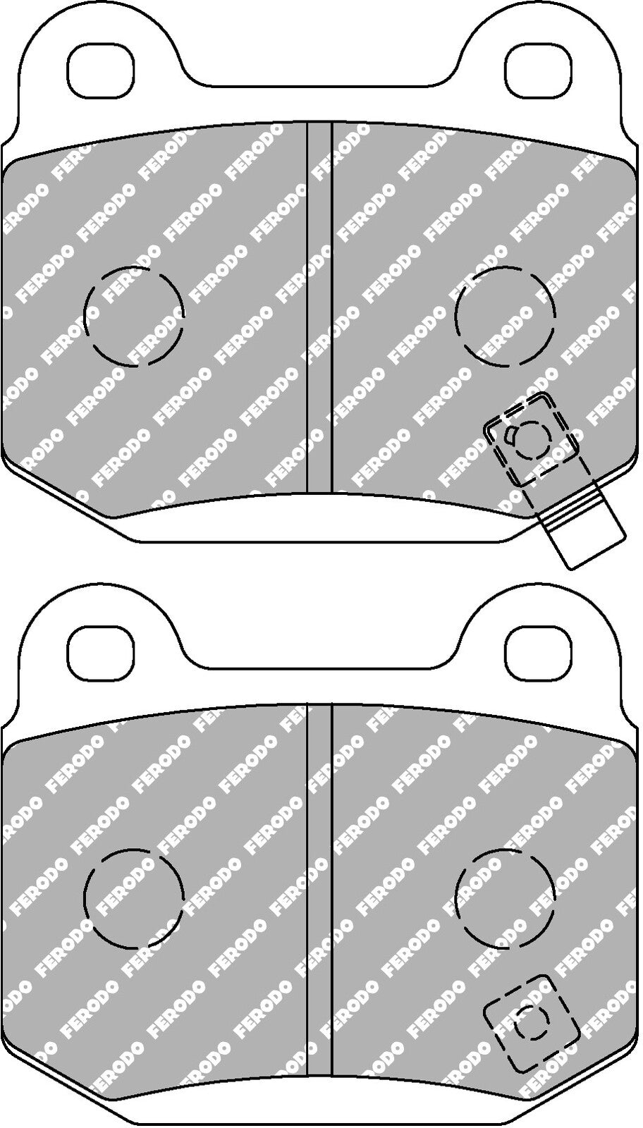 Ferodo Brake Pad Set FDS1562 DS Performance