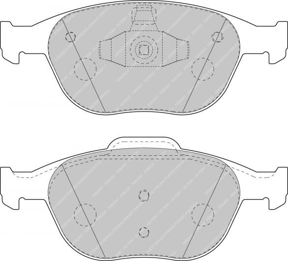 Ferodo Brake Pad Set FDS1568 DS Performance