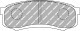 Ferodo Brake Pad Set FDSE1021 DS Performance