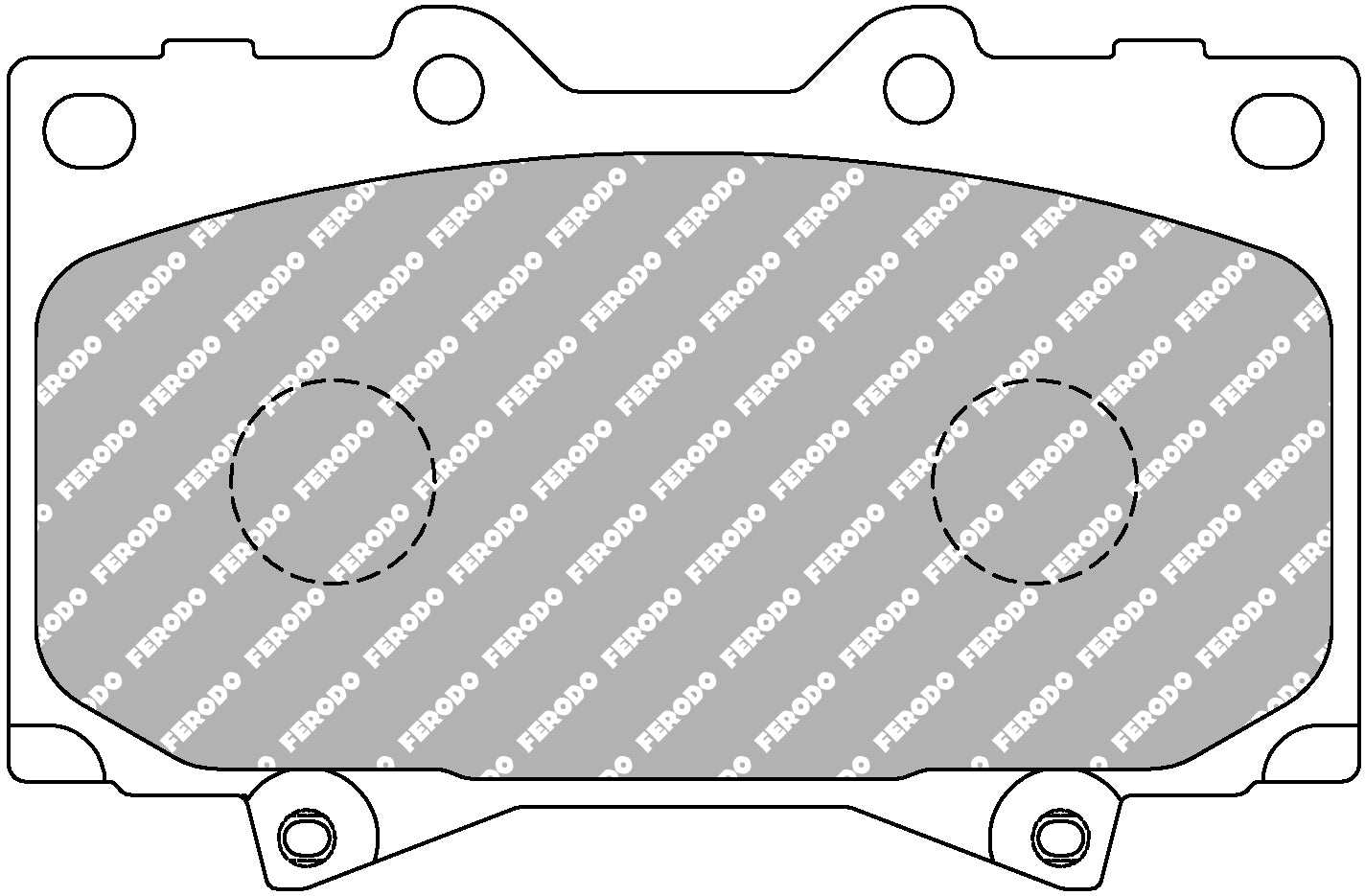 Ferodo Brake Pad Set FDSE1456 DS Performance