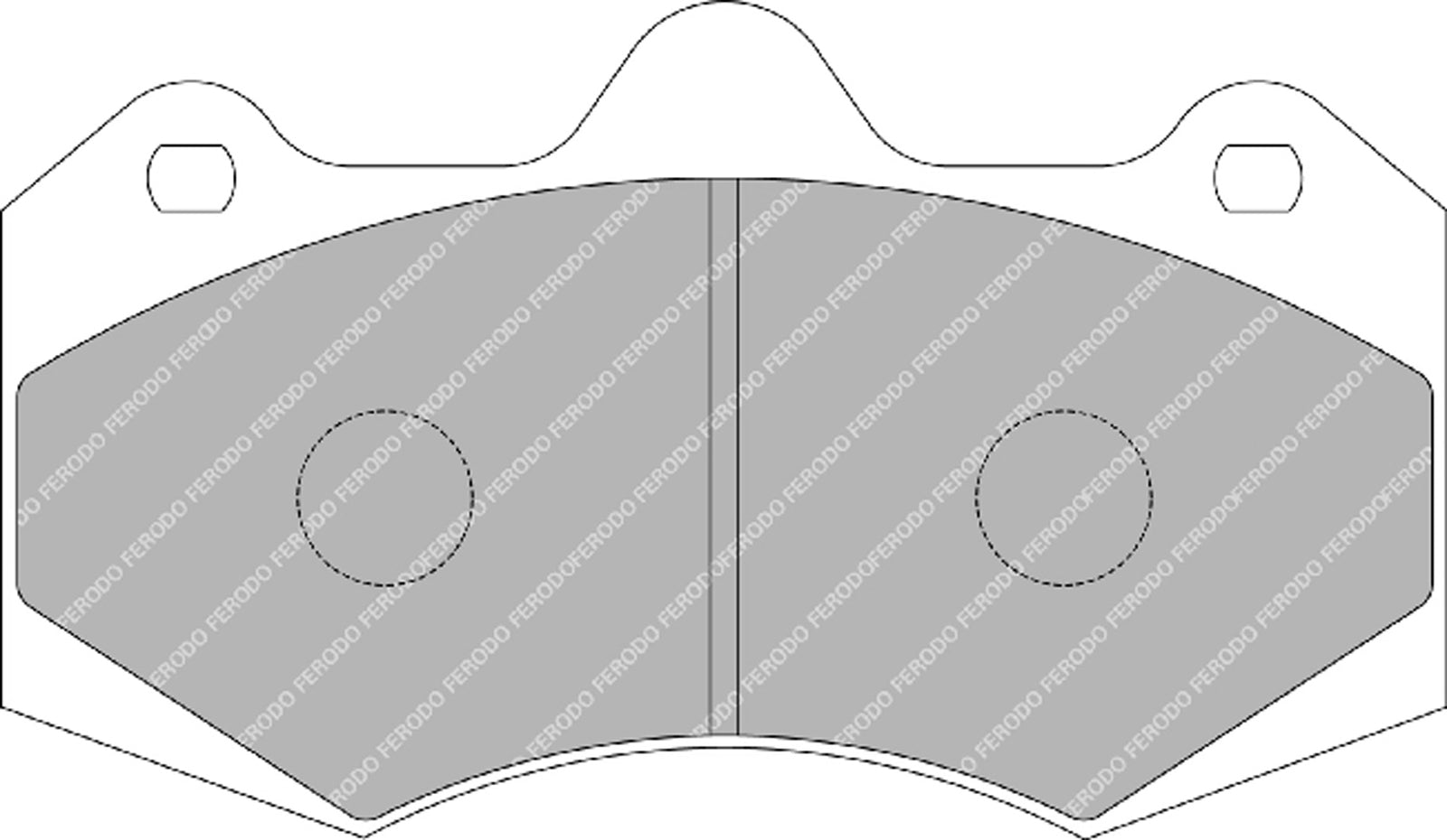 Ferodo Brake Pad Set FDSR3084 DS Performance