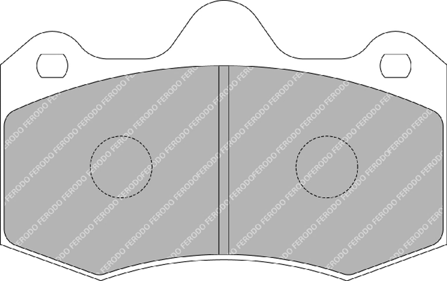 Ferodo Brake Pad Set FRP3083W DS1.11