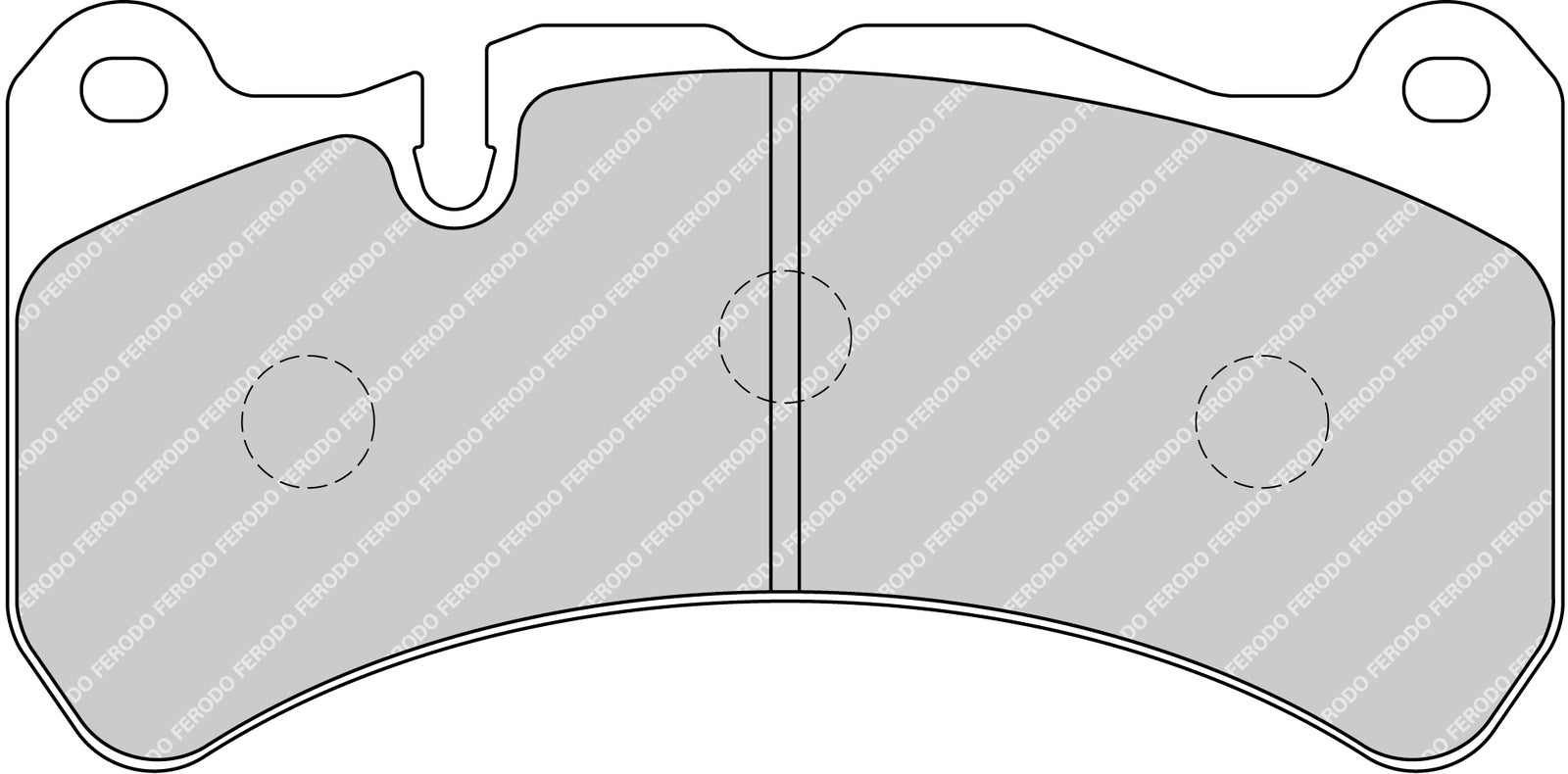 Ferodo Brake Pad Set FRP3100R DS3000