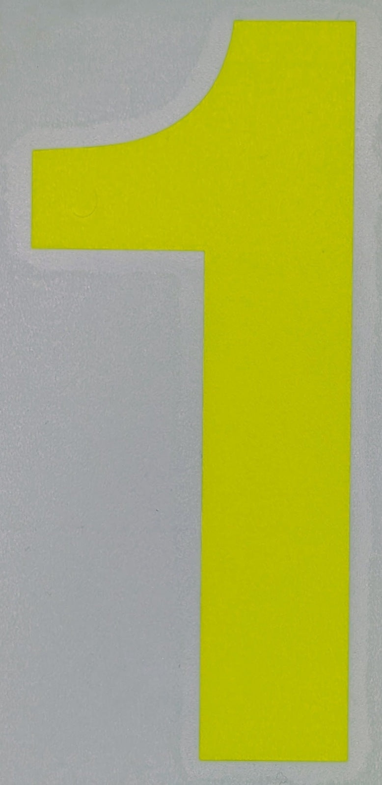 Motorsport Australia Fluro Window Number Stickers [Number: '1']