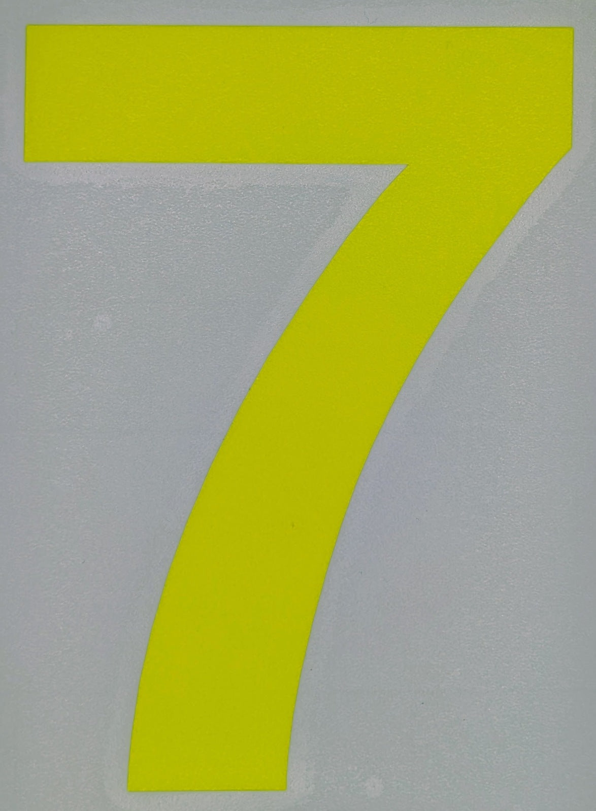 Motorsport Australia Fluro Window Number Stickers [Number: '7']