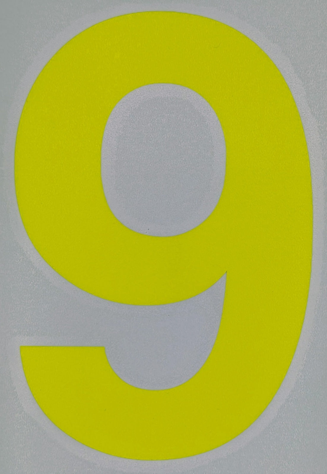 Motorsport Australia Fluro Window Number Stickers [Number: '9']